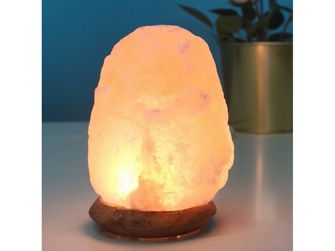 Lâmpada ZEN'ARÔME Himalaoa (Laranja - 7x7x12 cm - Cristal de Sal )
