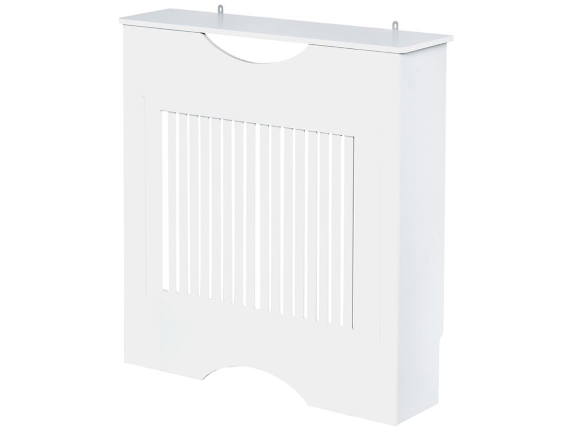 Capa para Radiador em MDF com Prateleira BTFORUS (78x19x82cm)
