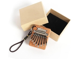 Kalimba Acústica Com 8 Teclas, Instrumento Requintado Feito De Madeira De Faia