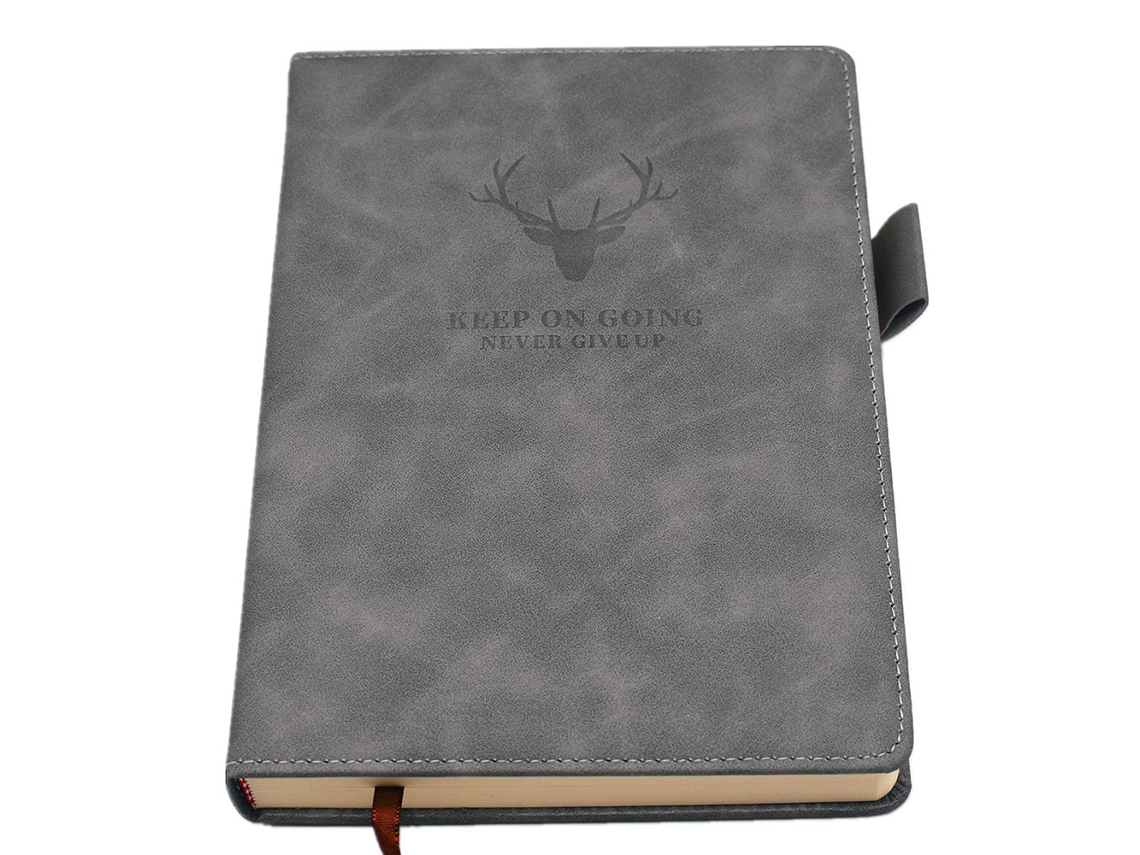 Caderno A5 Pautado, Capa Dura, 360 Páginas, Papel Premium 80g, Ideal Para Notas, Estudos, Esboços E Viagens (azul)