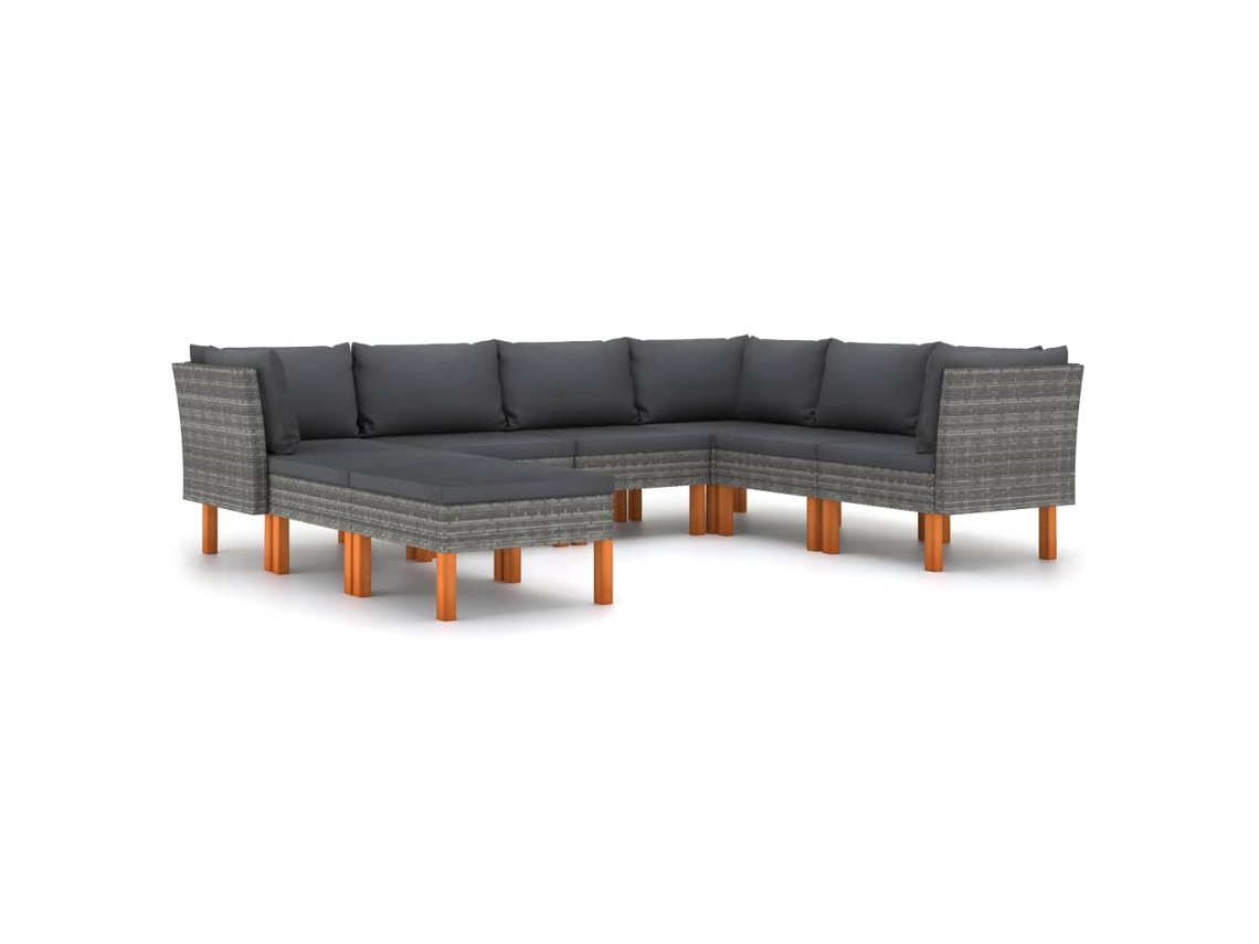 Garden Lounge Set, Garden Lounge Sets Vidaxl Cinzeto Rattan / Vime (n/a)