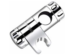 Suporte De Chuveiro De Mão Ajustável Para Barra 25mm Abs Cromado