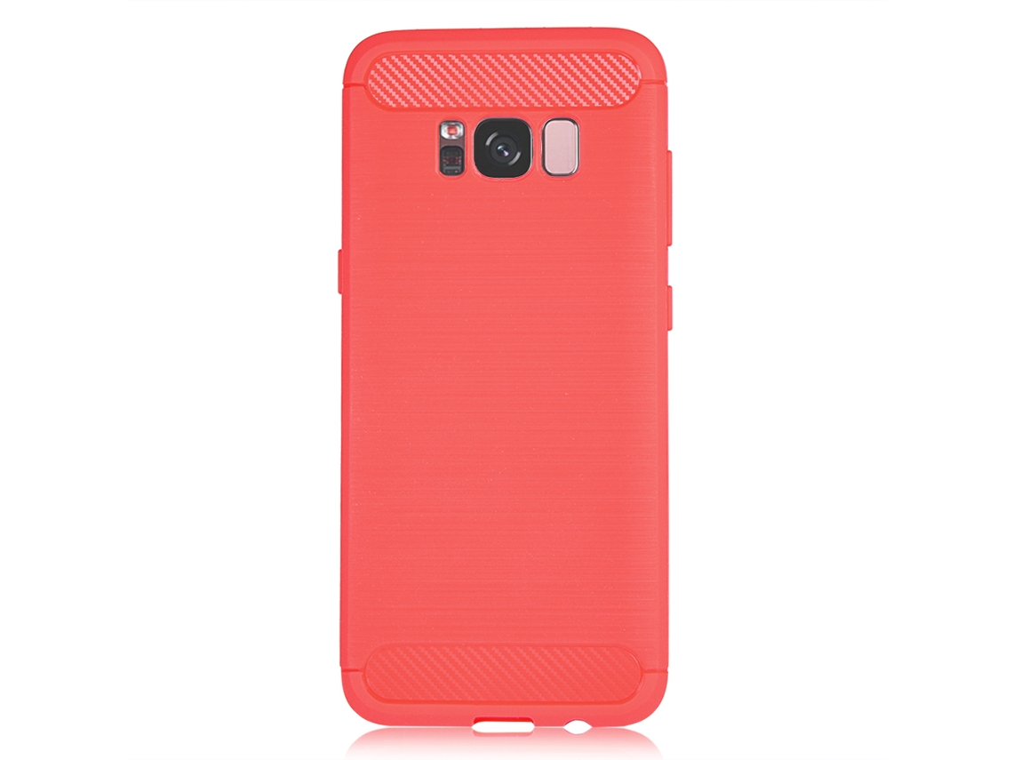Capa LAXISCREED Samsung Galaxy S8 Tpu Anti impacto Vermelha
