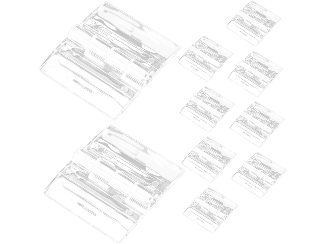 Conjunto De 10 Acrílico Para Portas, Leves E Com Abertura Suaves,
