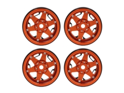 Cubos de Roda Alumínio Rc 1/10 LAXISCREED Laranja