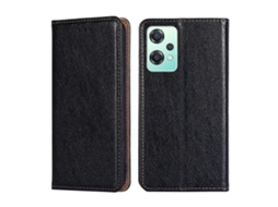 Capa De Celular Em Couro Magnético Com Acabamento Brilhante E Cor Sólida Para Oppo K10x 5g