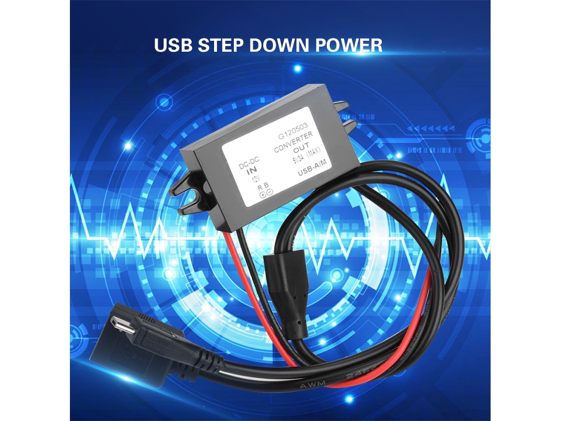 Laxiscreed Módulo Fonte Dc-dc Step-down 12v Para 5v 3a Para Electronica E Projetos