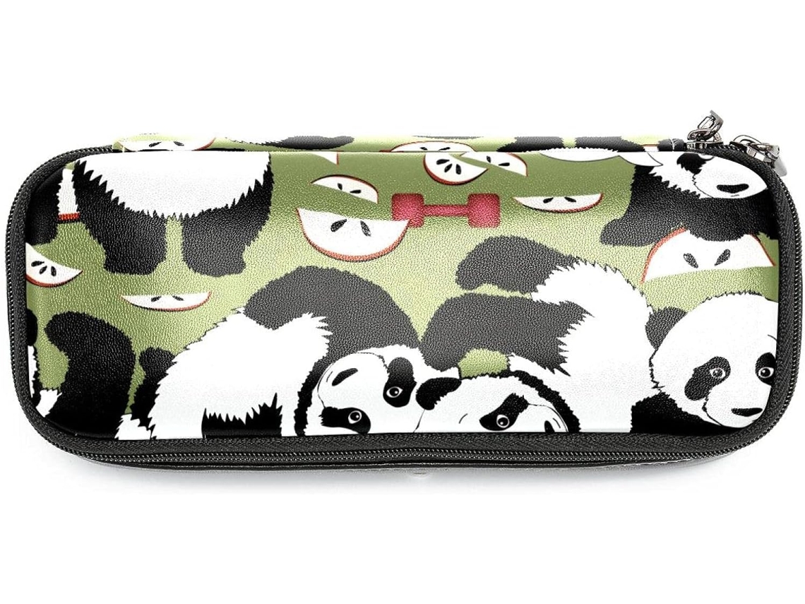 Guardo lápis em formato de panda, com grande capacidade, ideal para escola, mesa de trabalho, adultos, meninas e meninos.