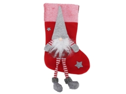 Enfeites De Natal De Pelúcia Para Pendurar Em Formato De Velho Sem Rosto, Meias De Natal Decorativas Olysi Shop