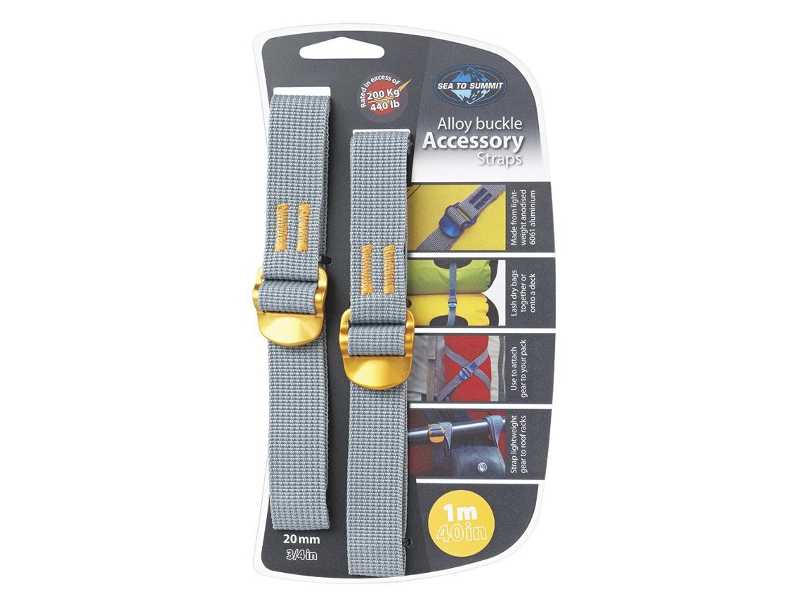 Sea To Summit Tie Down Accesory Straps With Hook Release