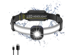 Farol Led Recarregável, Potente E À Prova Dágua, Ajustável Para Pesca, Acampamento, Caminhada E Ciclismo. Loja Olysi