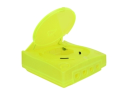 Carcaça transparente de plástico para console retrô Sega Dreamcast CHABERLU