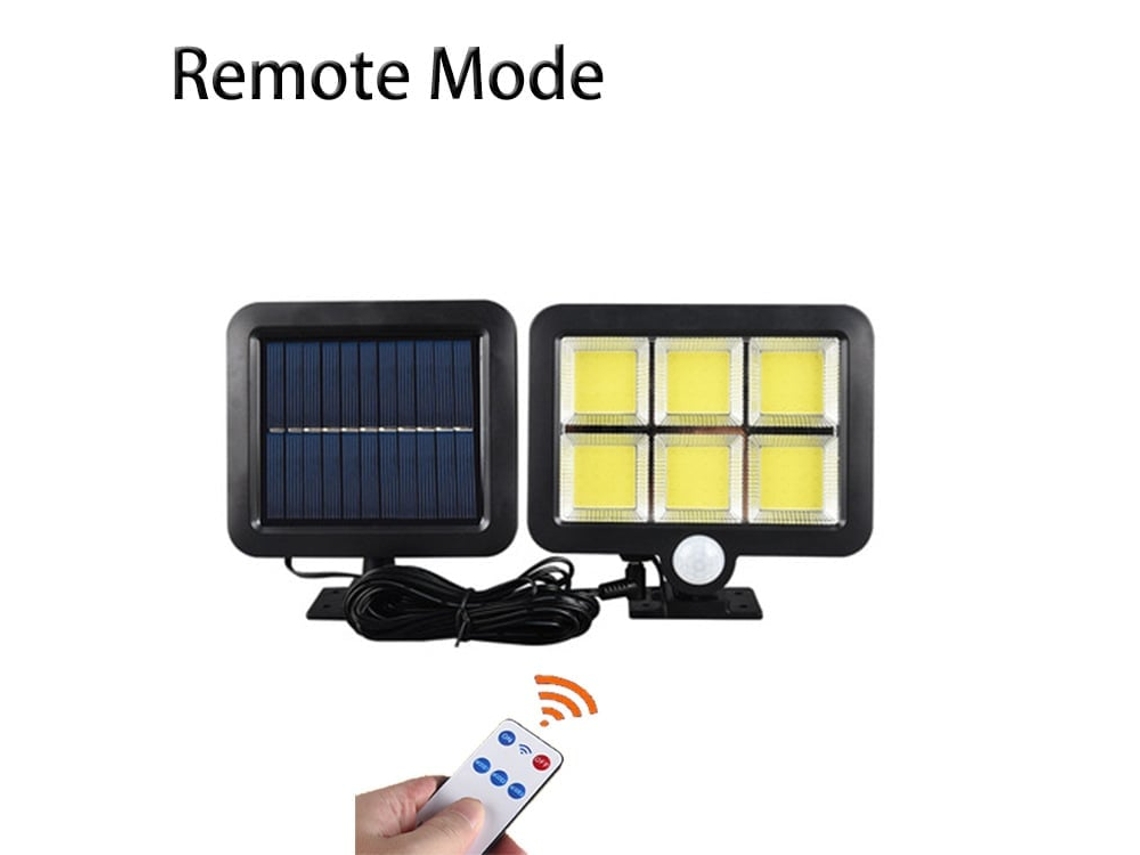 Luminária Solar de Parede AQUAFORGE com 3 Modos, à Prova D'água, Sensor de Movimento, para Jardim e Pátio
