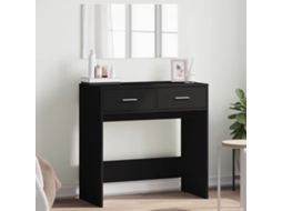 Vidaxl Toucador Com Espelho 80x39x80 Cm Preto