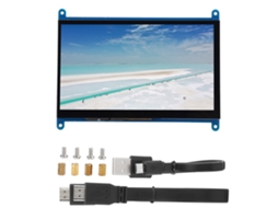 Tela Lcd Hd De 7 Polegadas Raspberry Pi 1024x600 (interface Hdmi, Função Touch)
