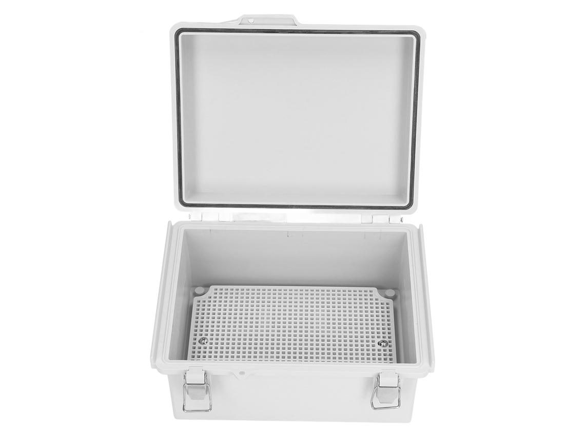 Caixa de junção à prova d'água ABS IP67 para uso doméstico, 220 x 170 x 110 mm, interna e externa.