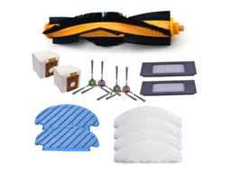 Ad-filtro escova lateral rolo pano mop para ecovacs deebot ozmo t8 t9 aspirador de pó robô peças substituição sacos acessórios