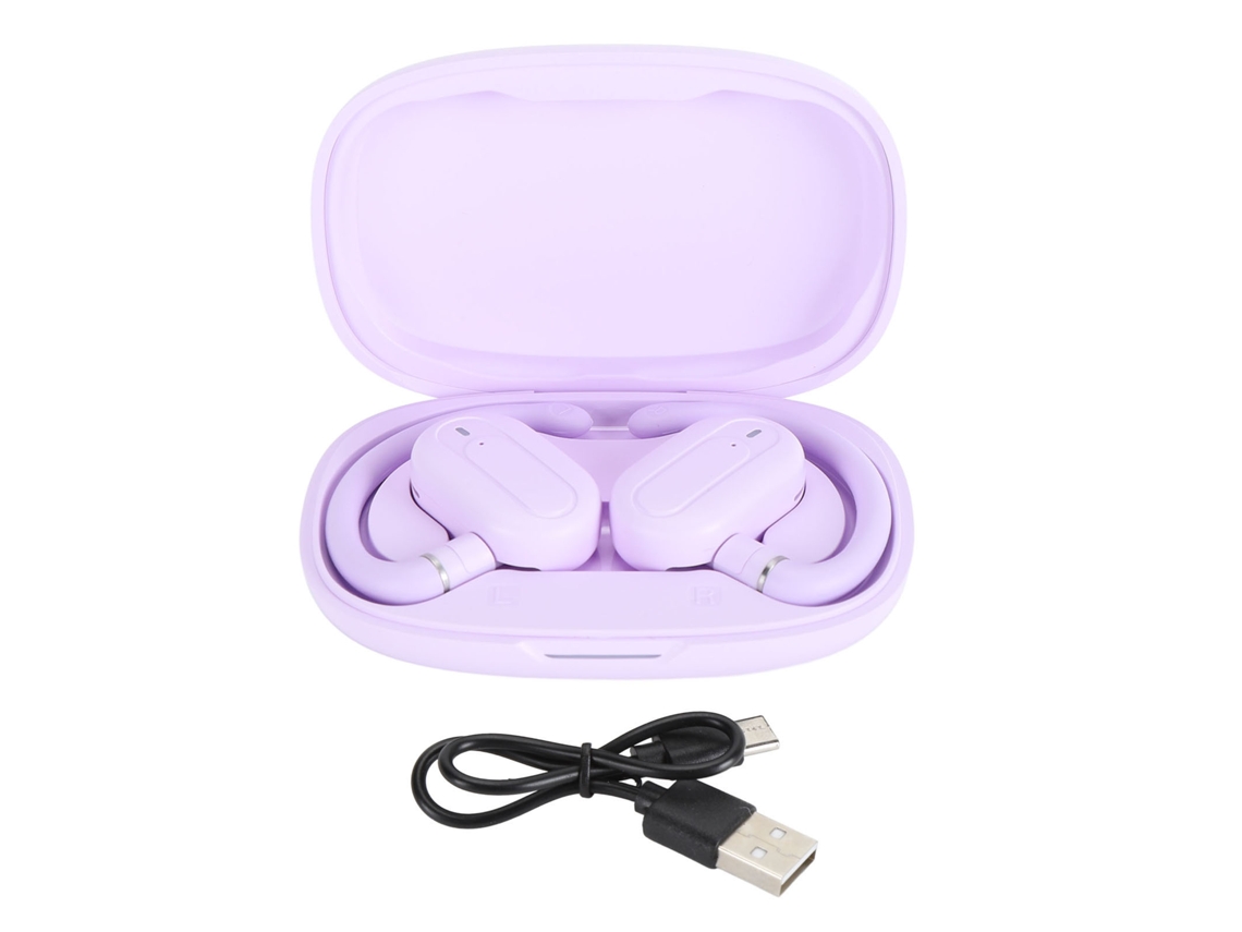 Fones Bluetooth LAXISCREED Open Ear Ipx7 Roxo