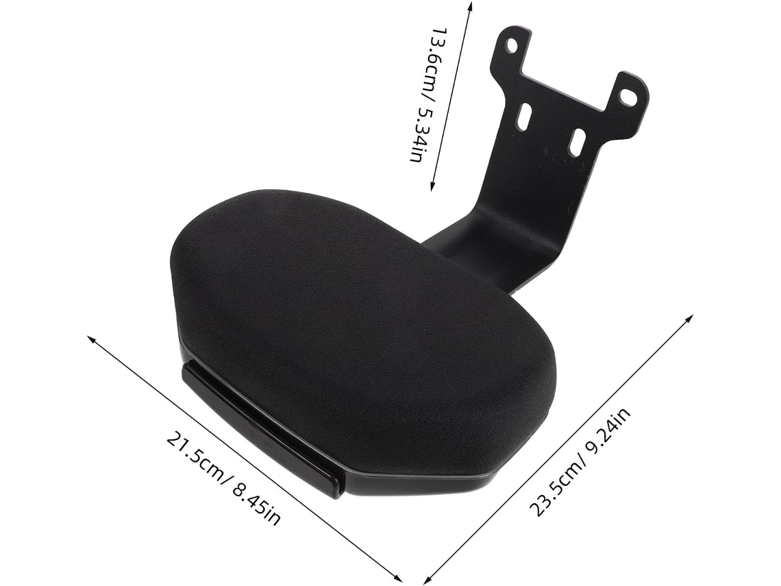 Almofada de Costo removível e resistente às intempéries com suporte adaptável.