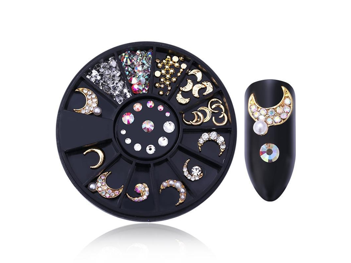 Acessórios Para Unhas Decoradas Com Strass, Cristais E Aplicações De Strass.