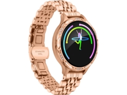 Smartwatch, Rastreador Fitness Com Monitor Relógio Fitness À Prova De Água Com Pedômetro Bestvite (ouro)