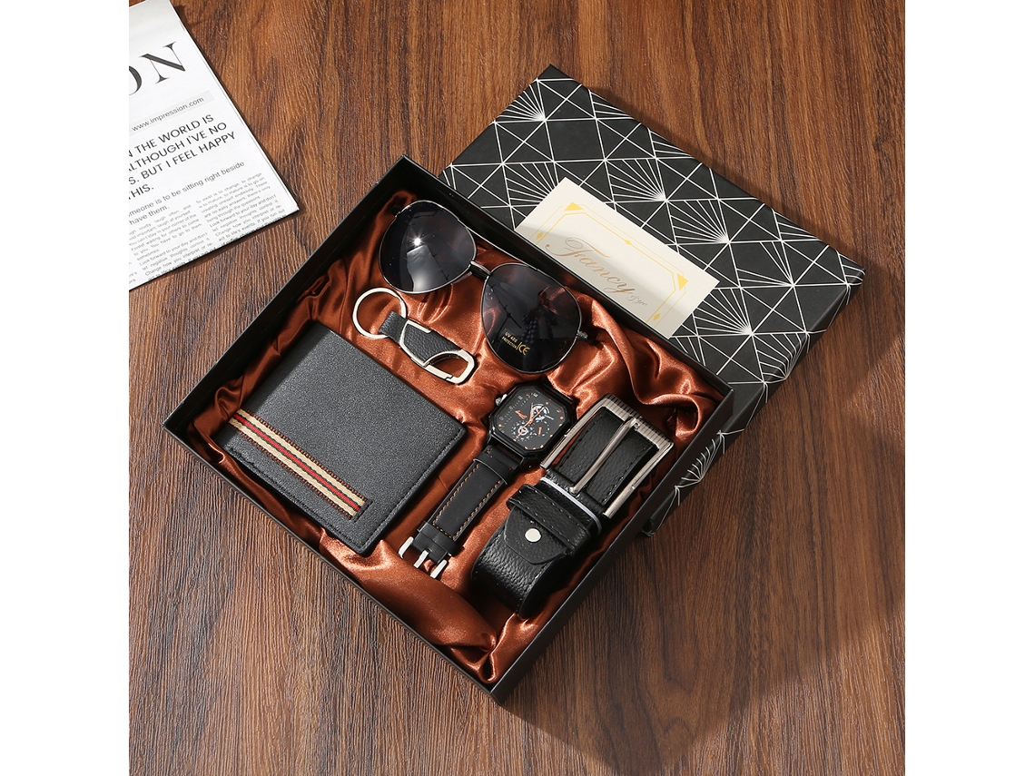 Conjunto De Presente Com Relógios, Presente De Natal Ou Aniversário Para Homens Cuich