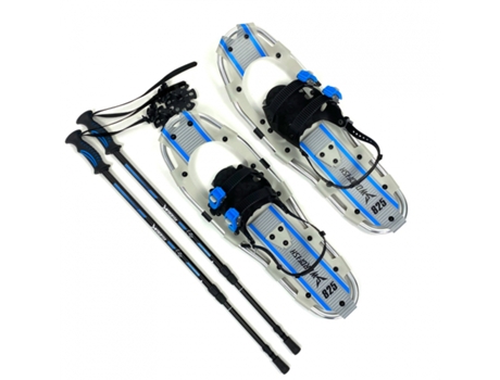 Sapatos de neve grampos de alumínio varas ajustáveis Everest