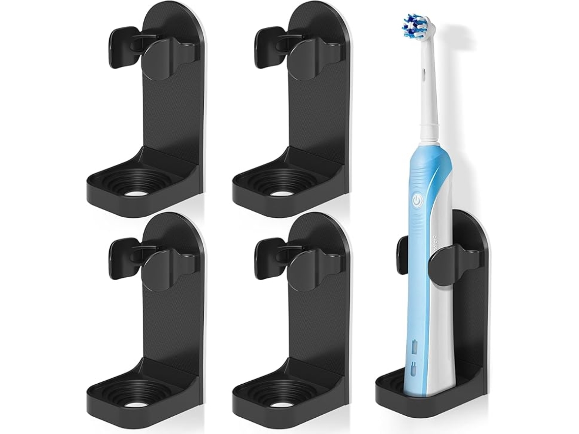 Suporte Escova Dentes Elétrica Autoadesivo 4 Unidades
