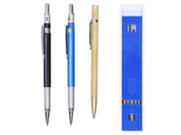 Lápiz Mecânico Carpinteiro 2.0mm Ferramenta De Marcação Com Recargas Para Trabalho De Madeira