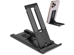 SUPORTE de Celular Dobrável YURU para Mesa, Ajustável, Portátil, Preto