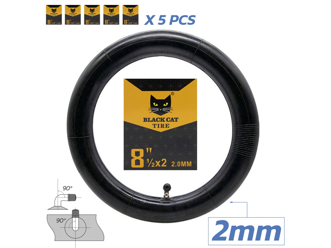 Camara Premium 2.0mm Espessura 8,5x2(156) Válvula 90x90º [black Cat]