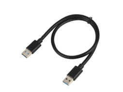 Cabo Extensório Macho Usb 3.0 De Super Velocidade (transmissão De Alta Velocidade, Comprimento De 0,5 M)