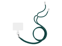 Cordão Universal Para Celular De 1,5 M Com Alça De Ombro Ajustável E Alça De Pescoço Para Celular (verde Escuro, Verde Escuro)