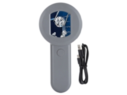 Microscópio Digital Portátil 16mp com Tela 2.0 Polegadas 8led Bateria 500mah Usb para Identificação de Joias
