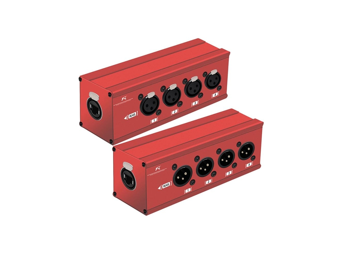 Cabo de Extensão Ethernet Cat5 de 4 Canais com Conector Xlr de 3 Pinos para Rj45 SFUSHOS