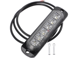 Luzes Estroboscópicas Ultrafinas Automáticas De 6 Leds Para Veículos