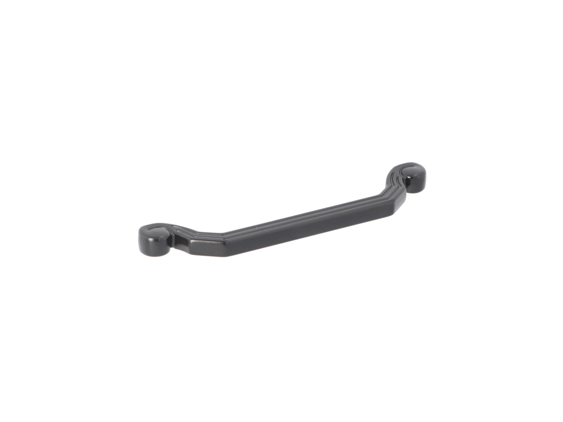 Conjunto de 6 Puxadores HARDWAREXCHANGE em Zamac com 160mm de distância entre eixos, verniz preto mate