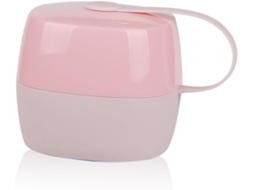 Conjunto De 2 Estojos Portáteis Para Chupetas, Verde E Rosa, Com Abertura Larga, Proteção Para Bebês Gokoco