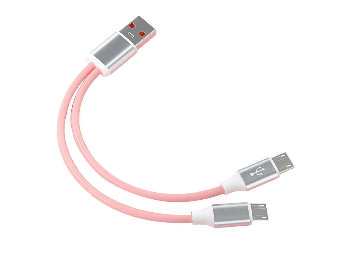 Lurelia Cabo Divisor Usb-a Para Micro Usb, 480 Mbps, 22.5 W, 120cm, Telemóveis, Carregamento Rápido