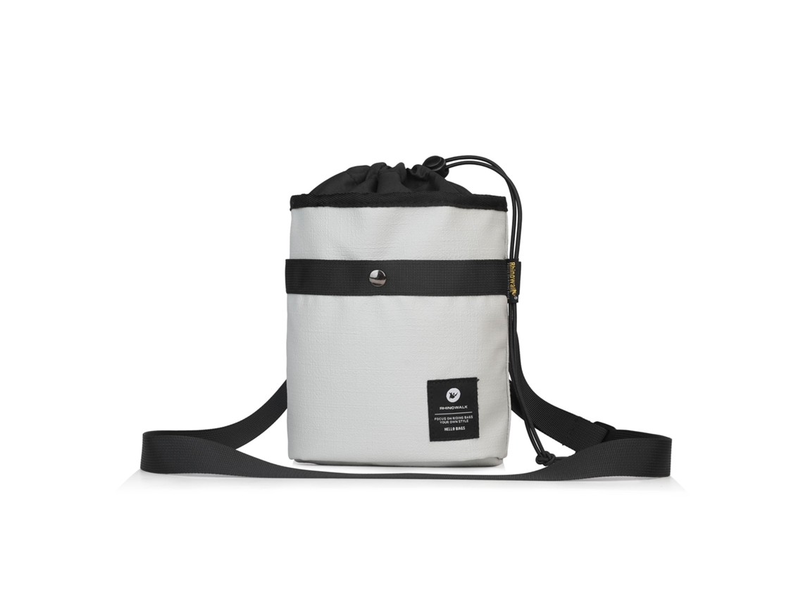 Bolsa Pequena Para Guidão Para Bicicleta - Mini Bolsa De Ombro Multifuncional Com Bolso Para Acessórios De Ciclismo (branco)