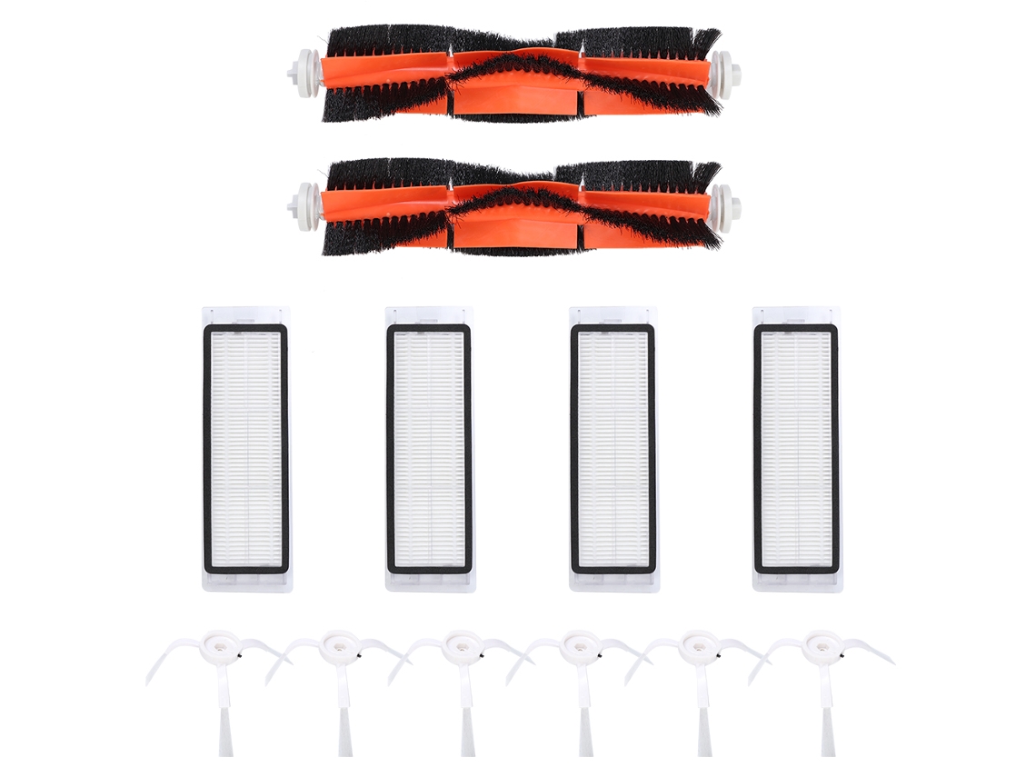 Kit Filtros e Pincéis Xiaomi Mijia Aspirador Robô 12pcs