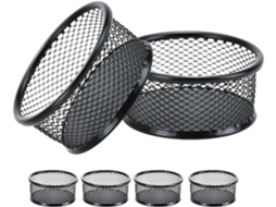 Organizador de mesa com clipes de metal, design simples e elegante, conjunto de 6 peças com pinos de ferro para