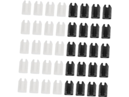 Protetores De Pés Para Cadeiras E Mesas, Tipo U De 6mm, Plástico Resistente, Pacote Com 40-unidades, Resistentes A