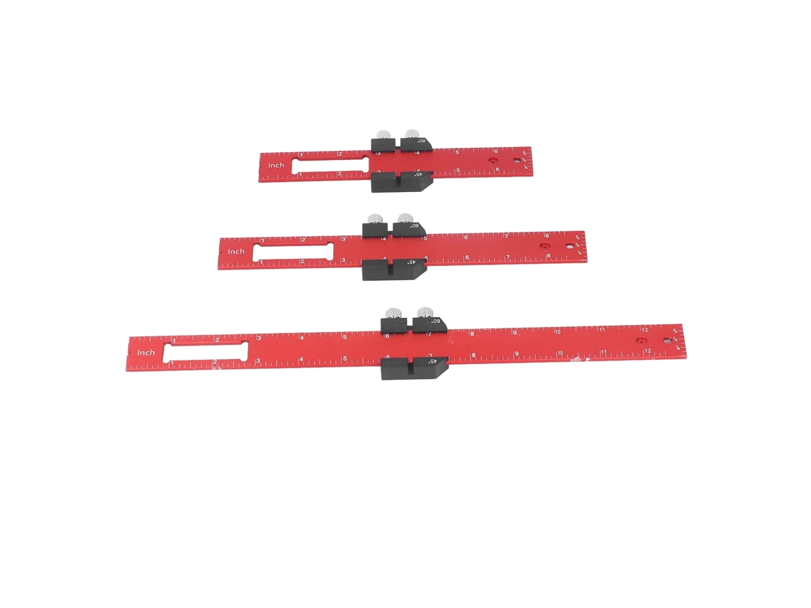 Laxiscreed Kit De Réguas Para Marcenaria Com Medições Exactas E Precisão Na Marcação