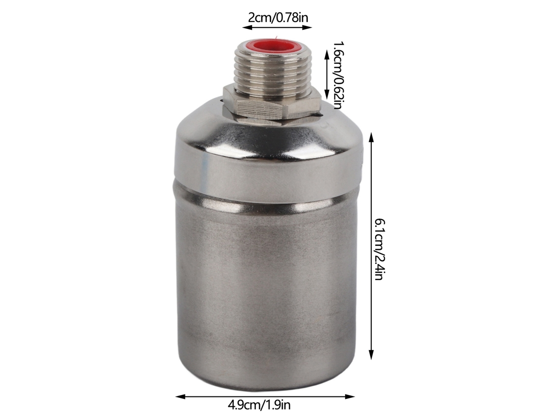 Válvula Flutuante Automática Aço Inox 1/2"