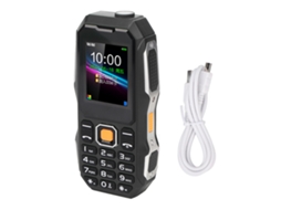 Aetheria celular para Idosos W2021 Tela 1.8 Polegadas Bateria 5800mah Alto falante Grande Mini Resistente Preto