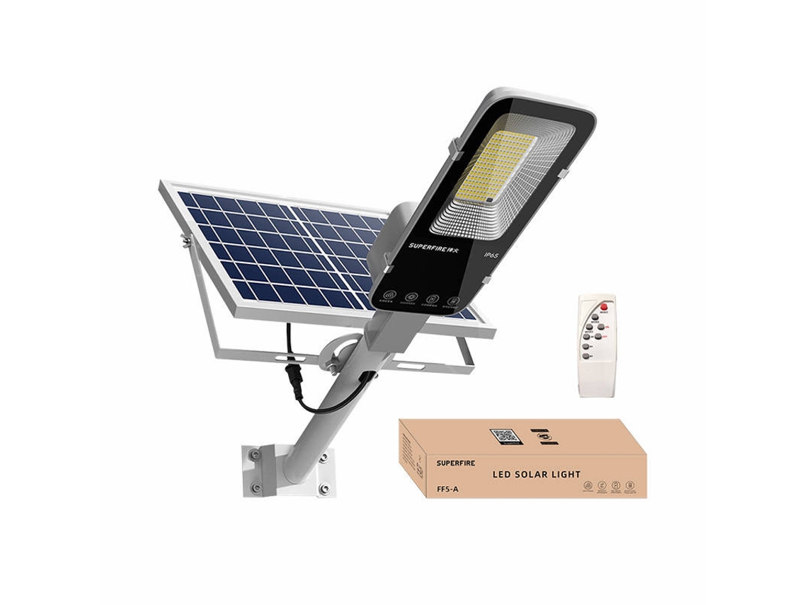 Lâmpada solar Superfire Ff5 A, 63 W, 500 Lm, 5000 mAh