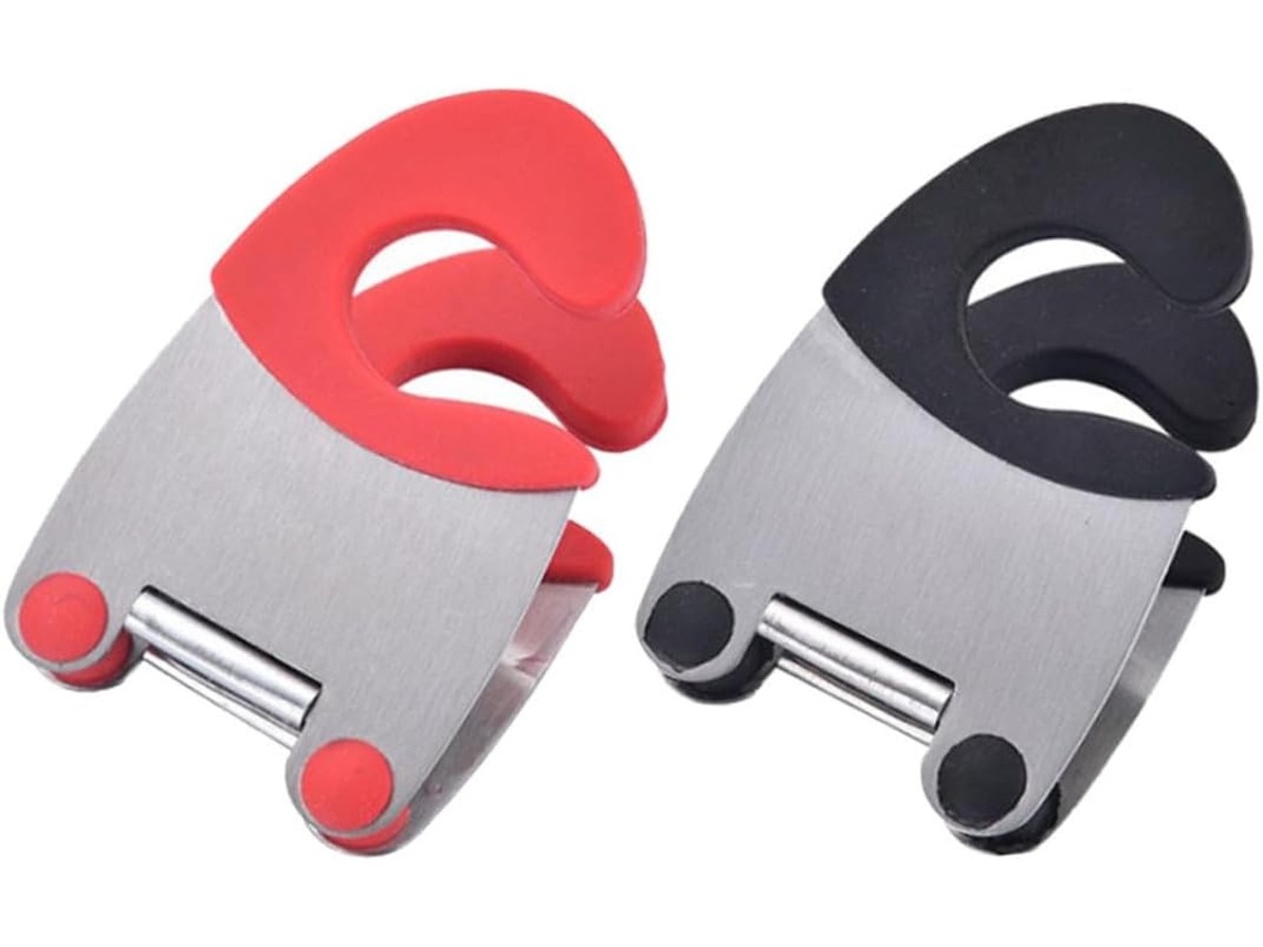 Descanso De Colher Labrimp, Fácil De Guardar E Portátil, Em Aço Inoxidável E Plástico, Conjunto De 2 Peças Para