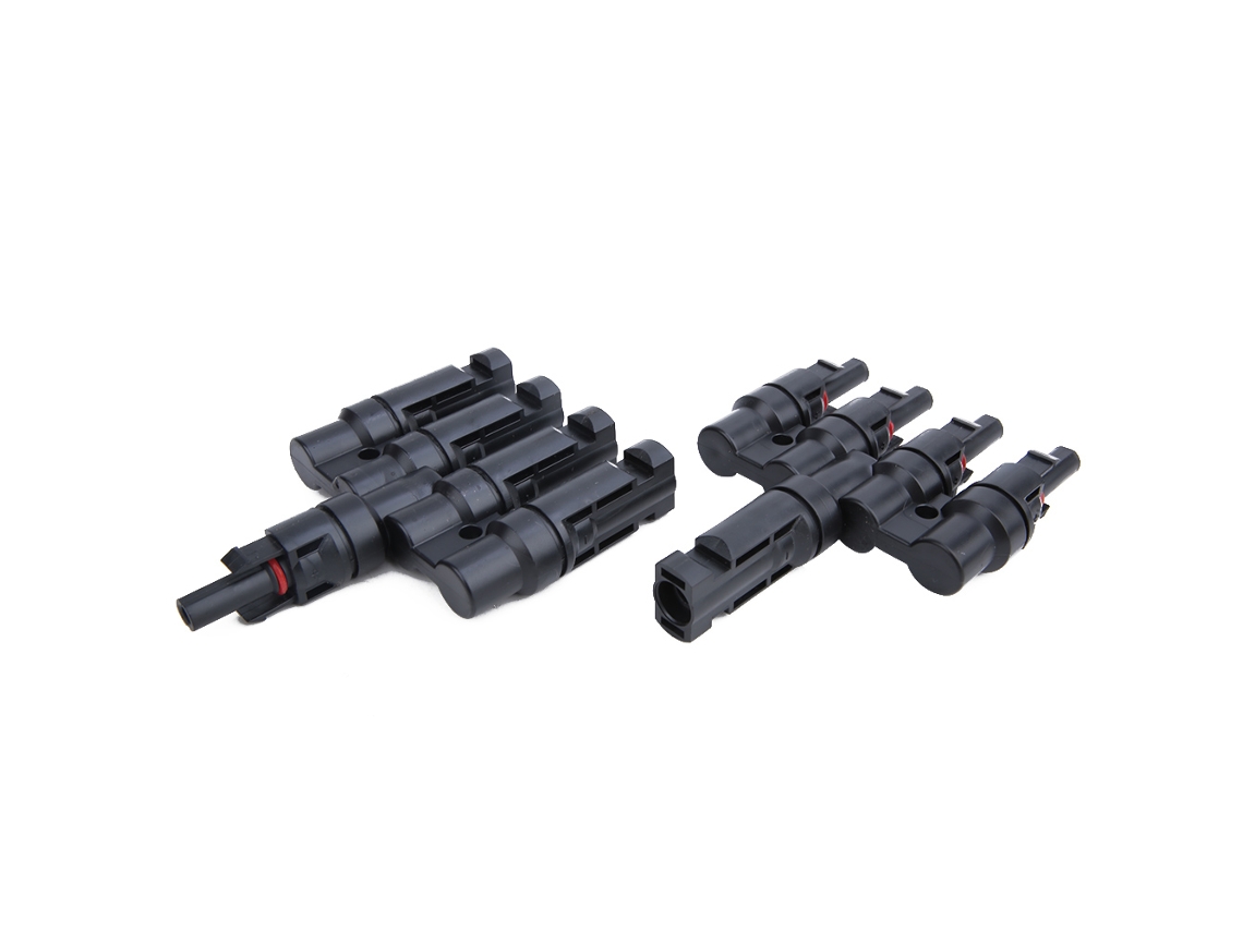 Laxiscreed Conector Solar 5 Vias Em T Para Painéis Solares, Ligação Fácil E Segura