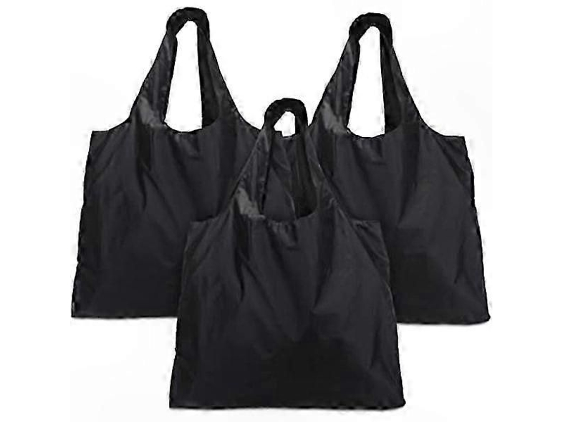 Conjunto de 3 Sacolas de Compras Dobráveis ​​e Reutilizáveis GOKOCO